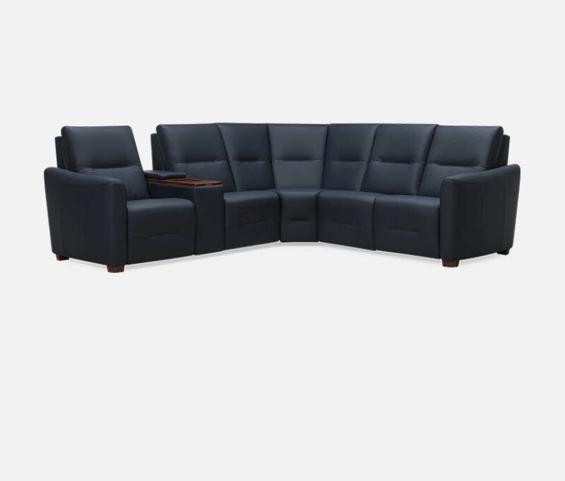 Sanibel Left-Hand Facing Power Recliner with Headrest and Lumbar