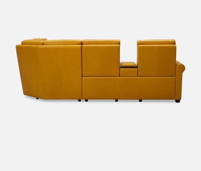 Essex Left-Hand Facing Power Recliner with Headrest and Lumbar