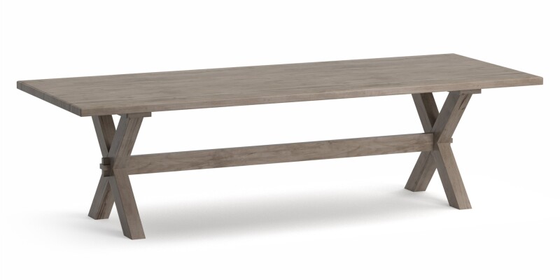 Crossbuck Rectangle Dining Table