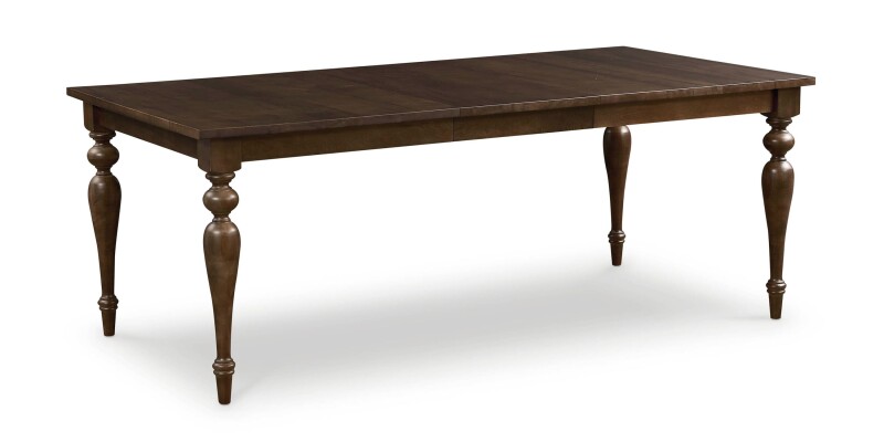40224060LF1DKCHESTNUT-101297626 Amelia Maple Rectangle Dining Table with Leaf - Image 1