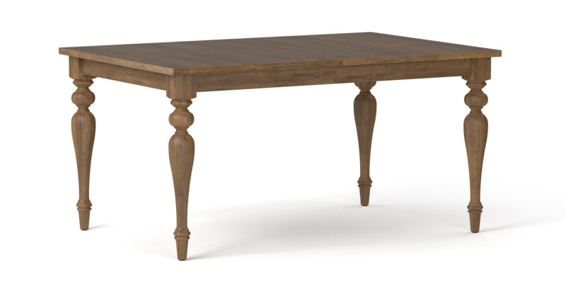 Amelia Maple Rectangle Dining Table with Leaf