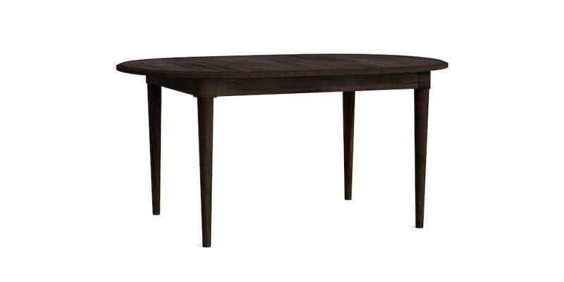 HideAway Solid Maple Oval Dining Table