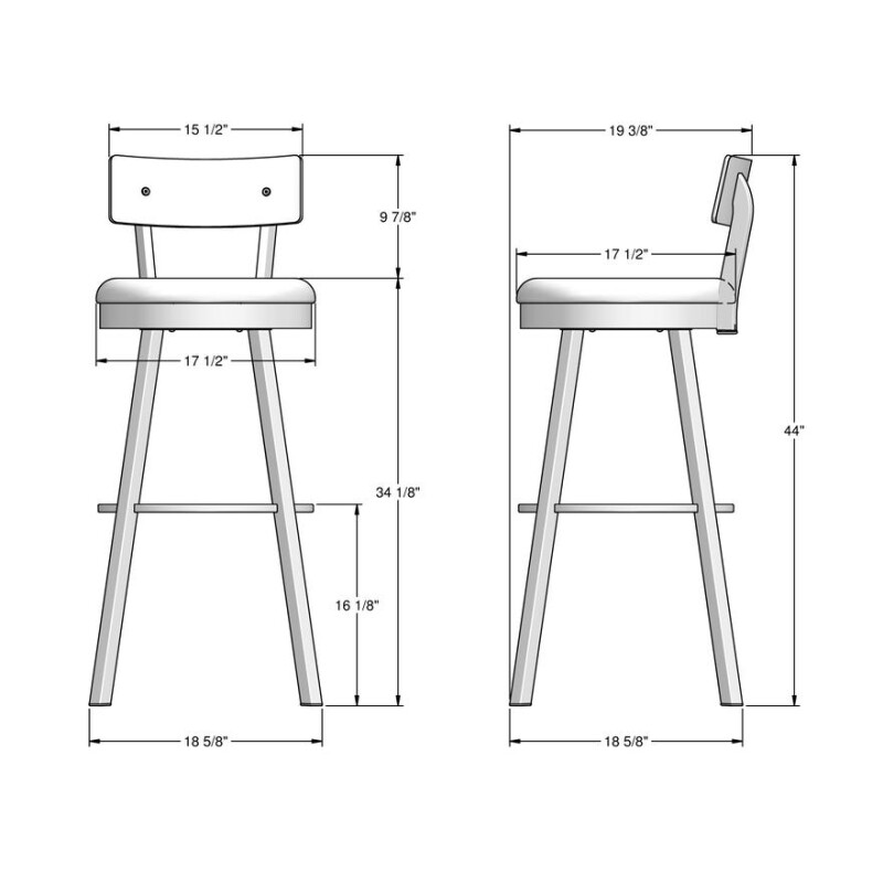 Lauren STOOLS 40293-34/24BP49
