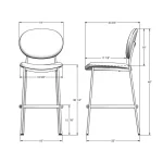 Cassandra STOOLS 40345-30/56JU - Image 4