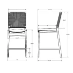 Abby STOOLS 40358-26/25LFNA - Image 4