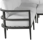 Santa Barbara Aluminum Outdoor Sofa - Image 3