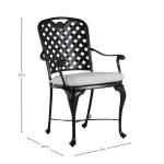Provance Aluminum Arm Chair