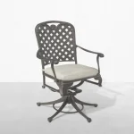 Provance Cast Aluminum Outdoor Swivel Rocker Lounge Chair - Image 3