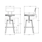 Architect STOOLS 40563/51HO - Image 4