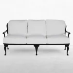 Provance Cast Aluminum Outdoor Sofa - Image 14
