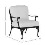 Provance Aluminum Lounge Chair - Image 3