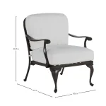 Provance Aluminum Lounge Chair - Image 4