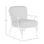 Provance Aluminum Lounge Chair - Image 5