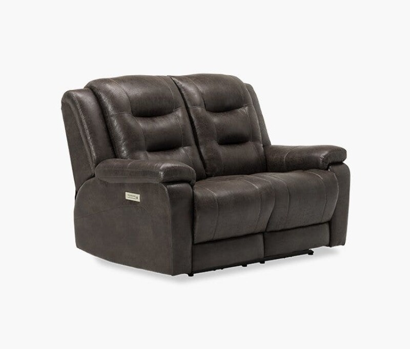 Leighton Power Reclining Loveseat with Headrest and Lumbar