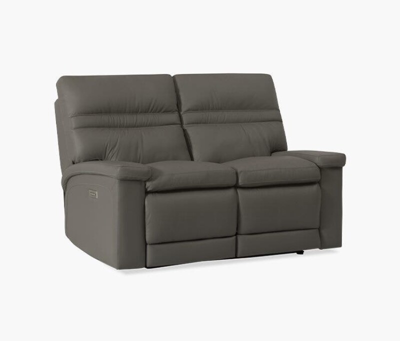 Leo Power Reclining Loveseat with Headrest and Lumbar
