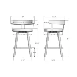 Fletcher STOOLS 41212-26/25BP43 - Image 4