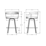 Lars STOOLS 41252-26WE/1B25CPF496 - Image 8