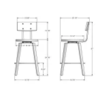 Esteban STOOLS 41273-26B/5147 - Image 4