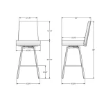 Linea STOOLS 41320-26/24BP - Image 4