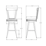 Eleanor STOOLS 41410-30/52CB47 - Image 3
