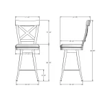 Kyle STOOLS 41414-26/52HO87 - Image 3
