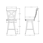 Kyle STOOLS 41414-26B/5287 - Image 3