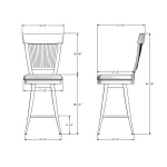 Annabelle STOOLS 41419-26/52CB47 - Image 3