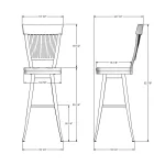 Annabelle STOOLS 41419-34B/5287 - Image 3