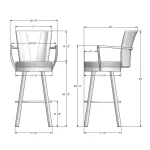 Cardin STOOLS 41430-30/24BP - Image 4