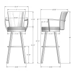 Cardin STOOLS 41430-34/24BP - Image 4