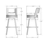 Brock STOOLS 41435-30/24BP - Image 4