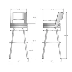 Brock STOOLS 41435-34/24BP - Image 4