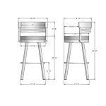 Ronny STOOLS 41442-30/24BP