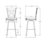 Marcus STOOLS 41451-26/52CB - Image 4
