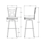 Marcus STOOLS 41451-30/52CB - Image 4