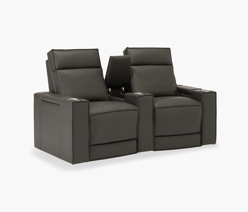 Ace Right-Hand Facing Power Recliner with Power Headrest and Lumbar, with Left-Hand Facing Wedge Arm