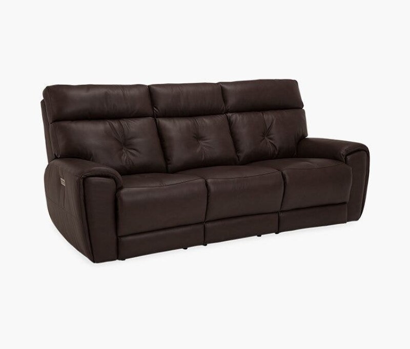 Aedon Power Reclining Sofa with Headrest and Lumbar