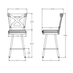 Snyder Swivel stool 41529-26WE/1B25JTF489