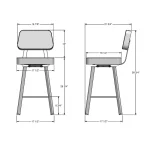 Clarkson STOOLS 41546-26WE/1B75BAF4 - Image 7