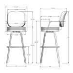Dorsey STOOLS 41596-34/52HT - Image 4