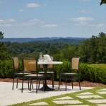 Tulip Aluminum Round Outdoor Pedestal Table Base 20 In. W X 28.13 In. H - Image 5