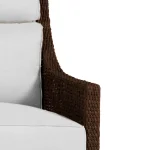 Peninsula N-dura Resin Wicker Outdoor Swivel Glide Chair - Image 15