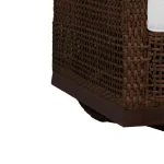 Peninsula N-dura Resin Wicker Outdoor Swivel Glide Chair - Image 7
