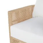 Peninsula N-dura Resin Wicker Outdoor Barrel Chair - Image 5