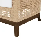 Peninsula N-dura Resin Wicker Outdoor Barrel Chair - Image 8