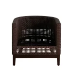 Peninsula N-dura Resin Wicker Outdoor Barrel Chair - Image 13