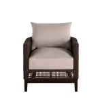 Peninsula N-dura Resin Wicker Outdoor Barrel Chair - Image 14