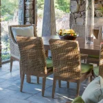Peninsula N-dura Resin Wicker Outdoor Arm Chair - Image 5