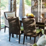 Peninsula N-dura Resin Wicker Outdoor Arm Chair - Image 6