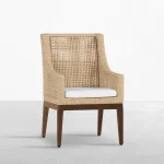 Peninsula N-dura Resin Wicker Outdoor Arm Chair - Image 7